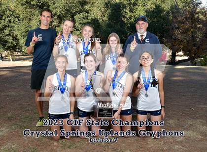Thumbnail 1 in CIF State Cross Country Championships (Girls Awards) photogallery.