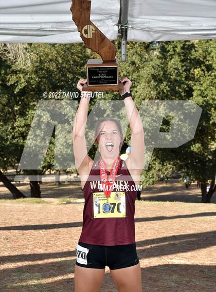 Thumbnail 1 in CIF State Cross Country Championships (Girls Awards) photogallery.
