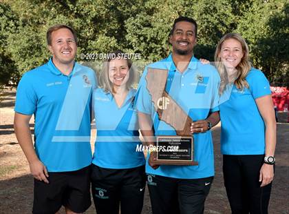 Thumbnail 2 in CIF State Cross Country Championships (Girls Awards) photogallery.