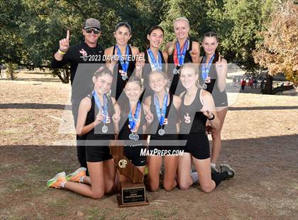 Thumbnail 2 in CIF State Cross Country Championships (Girls Awards) photogallery.