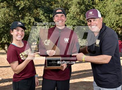 Thumbnail 1 in CIF State Cross Country Championships (Girls Awards) photogallery.