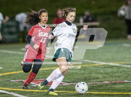 Thumbnail 2 in Raymond vs. Belmont (NHIAA D3 Semifinal) photogallery.