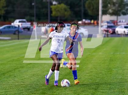 Thumbnail 1 in Crawfordsville vs. Western Boone (IHSAA 2A Sectional 25 First Round)  photogallery.