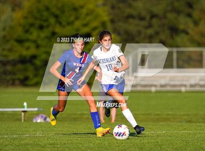 Thumbnail 3 in Crawfordsville vs. Western Boone (IHSAA 2A Sectional 25 First Round)  photogallery.