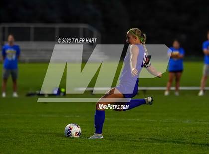 Thumbnail 3 in Crawfordsville vs. Western Boone (IHSAA 2A Sectional 25 First Round)  photogallery.