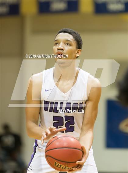 Thumbnail 3 in Village Christian Academy vs Fayetteville Christian (Sandhills Athletic Conference Semifinal) photogallery.