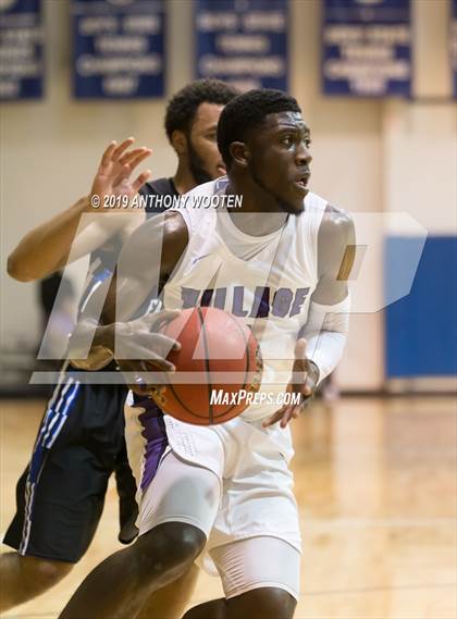 Thumbnail 1 in Village Christian Academy vs Fayetteville Christian (Sandhills Athletic Conference Semifinal) photogallery.