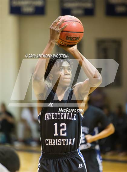 Thumbnail 3 in Village Christian Academy vs Fayetteville Christian (Sandhills Athletic Conference Semifinal) photogallery.