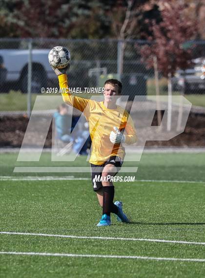 Thumbnail 2 in Priest River vs St. Maries (District Playoff) photogallery.