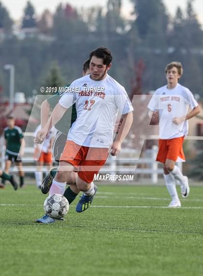 Thumbnail 2 in Priest River vs St. Maries (District Playoff) photogallery.