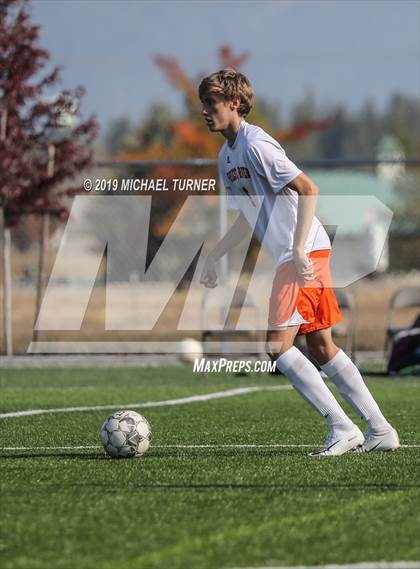 Thumbnail 1 in Priest River vs St. Maries (District Playoff) photogallery.