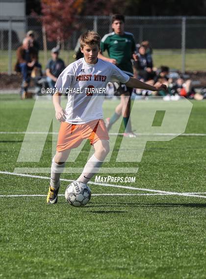 Thumbnail 1 in Priest River vs St. Maries (District Playoff) photogallery.