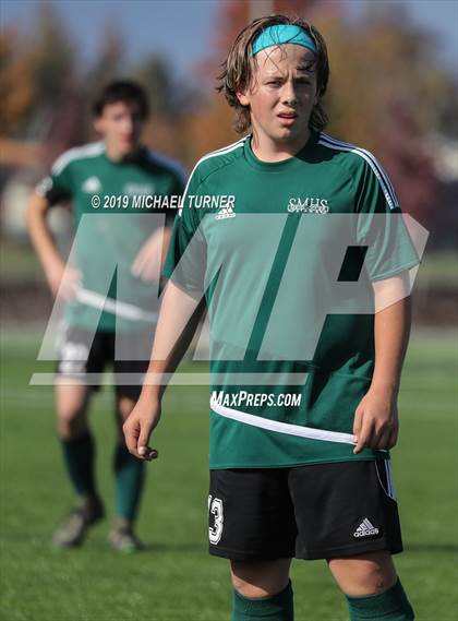 Thumbnail 2 in Priest River vs St. Maries (District Playoff) photogallery.