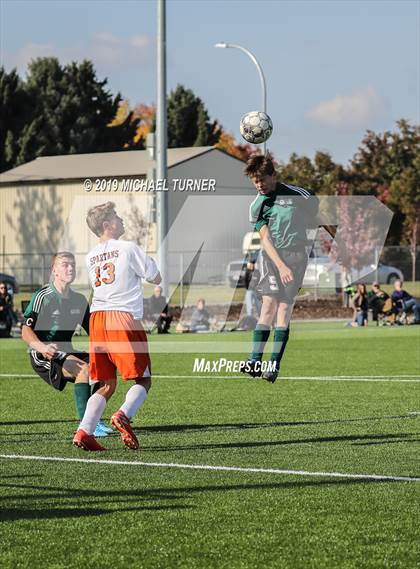 Thumbnail 1 in Priest River vs St. Maries (District Playoff) photogallery.