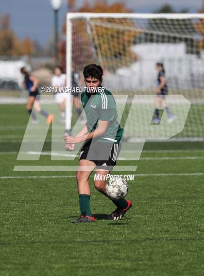 Thumbnail 2 in Priest River vs St. Maries (District Playoff) photogallery.