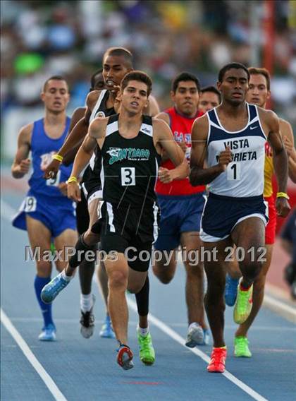 Thumbnail 1 in CIF State Track & Field Championships (Boys Track Events - Finals) photogallery.