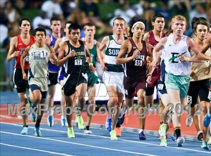Thumbnail 1 in CIF State Track & Field Championships (Boys Track Events - Finals) photogallery.