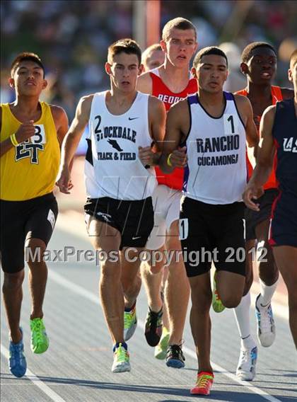 Thumbnail 3 in CIF State Track & Field Championships (Boys Track Events - Finals) photogallery.
