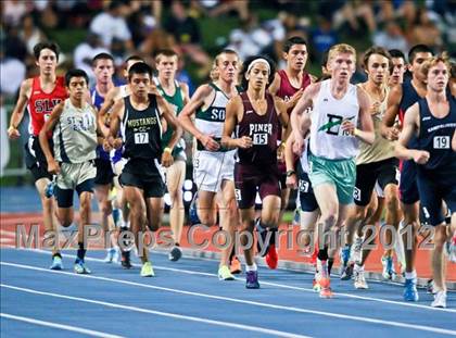 Thumbnail 3 in CIF State Track & Field Championships (Boys Track Events - Finals) photogallery.