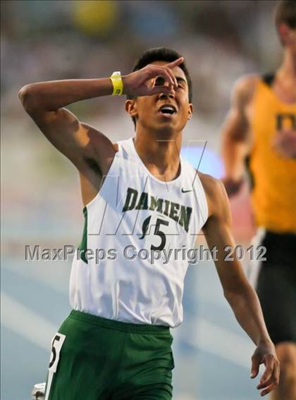 Thumbnail 1 in CIF State Track & Field Championships (Boys Track Events - Finals) photogallery.