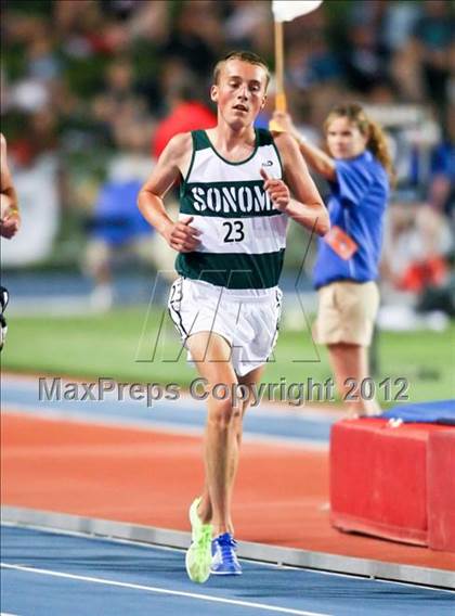 Thumbnail 1 in CIF State Track & Field Championships (Boys Track Events - Finals) photogallery.