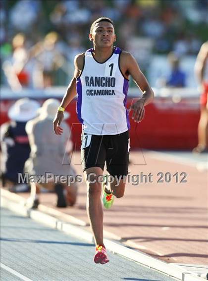 Thumbnail 2 in CIF State Track & Field Championships (Boys Track Events - Finals) photogallery.
