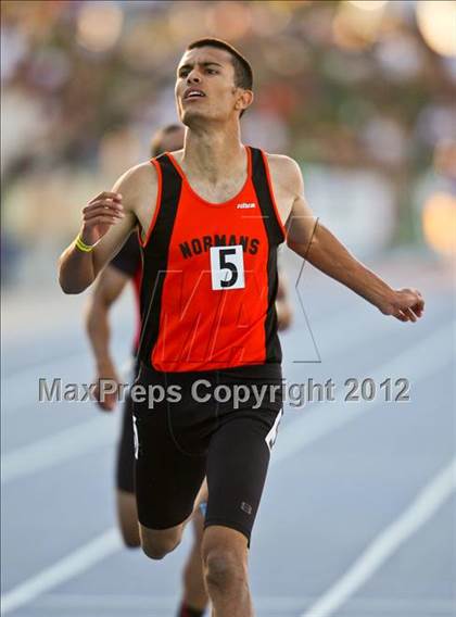 Thumbnail 3 in CIF State Track & Field Championships (Boys Track Events - Finals) photogallery.