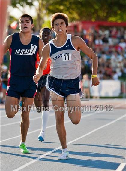 Thumbnail 2 in CIF State Track & Field Championships (Boys Track Events - Finals) photogallery.