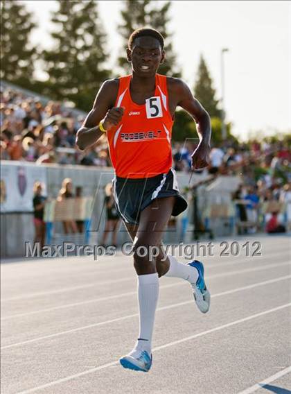 Thumbnail 2 in CIF State Track & Field Championships (Boys Track Events - Finals) photogallery.