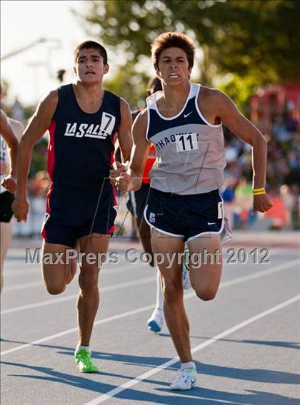 Thumbnail 3 in CIF State Track & Field Championships (Boys Track Events - Finals) photogallery.