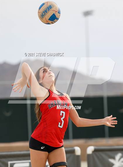Thumbnail 2 in Chandler Prep vs Arizona College Prep @ Casteel photogallery.