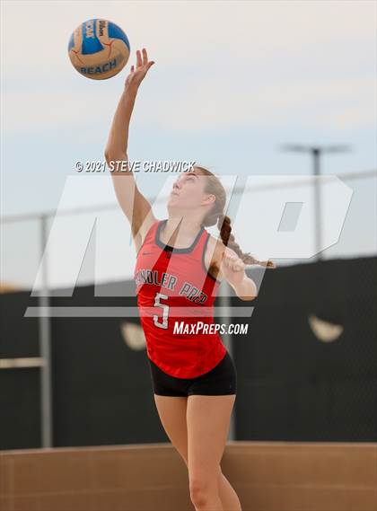 Thumbnail 2 in Chandler Prep vs Arizona College Prep @ Casteel photogallery.