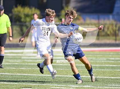 Thumbnail 1 in Delta vs. Oak Hill (IHSAA 2A Section 23 Final) photogallery.