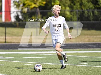 Thumbnail 2 in Delta vs. Oak Hill (IHSAA 2A Section 23 Final) photogallery.