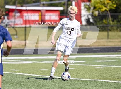 Thumbnail 1 in Delta vs. Oak Hill (IHSAA 2A Section 23 Final) photogallery.
