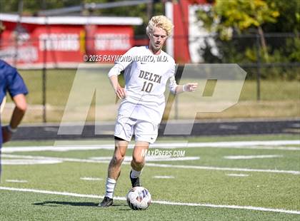 Thumbnail 2 in Delta vs. Oak Hill (IHSAA 2A Section 23 Final) photogallery.