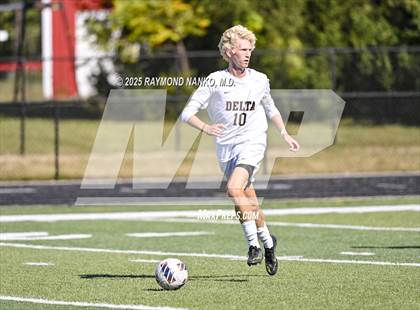 Thumbnail 3 in Delta vs. Oak Hill (IHSAA 2A Section 23 Final) photogallery.