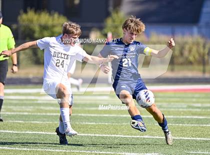 Thumbnail 3 in Delta vs. Oak Hill (IHSAA 2A Section 23 Final) photogallery.