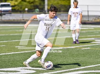 Thumbnail 1 in Delta vs. Oak Hill (IHSAA 2A Section 23 Final) photogallery.