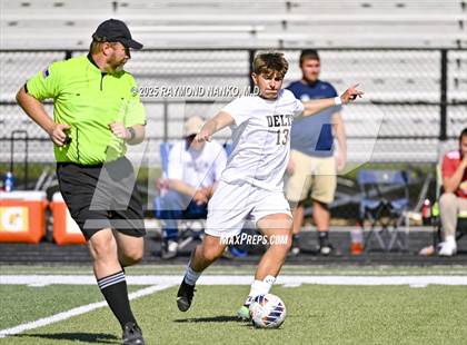 Thumbnail 3 in Delta vs. Oak Hill (IHSAA 2A Section 23 Final) photogallery.