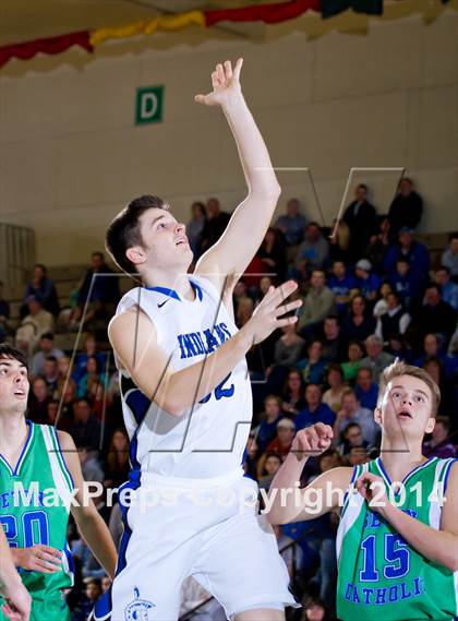 Thumbnail 2 in Hoosic Valley vs. Seton Catholic Central (NYSPHSAA Class C Regional Final) photogallery.