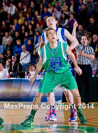 Thumbnail 1 in Hoosic Valley vs. Seton Catholic Central (NYSPHSAA Class C Regional Final) photogallery.