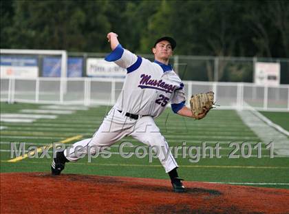 Thumbnail 1 in Redwood Christian @ St. Vincent de Paul (CIF NCS Playoffs) photogallery.