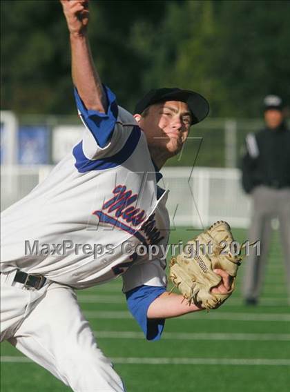 Thumbnail 1 in Redwood Christian @ St. Vincent de Paul (CIF NCS Playoffs) photogallery.