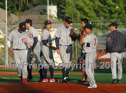 Thumbnail 1 in Redwood Christian @ St. Vincent de Paul (CIF NCS Playoffs) photogallery.