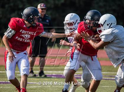 Thumbnail 2 in JV: Foothill @ Shasta  (Scrimmage) photogallery.