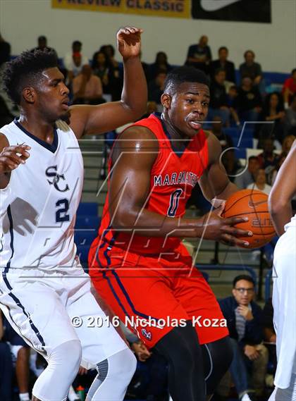 Thumbnail 2 in Sierra Canyon vs. Maranatha (Fairfax State Preview) photogallery.
