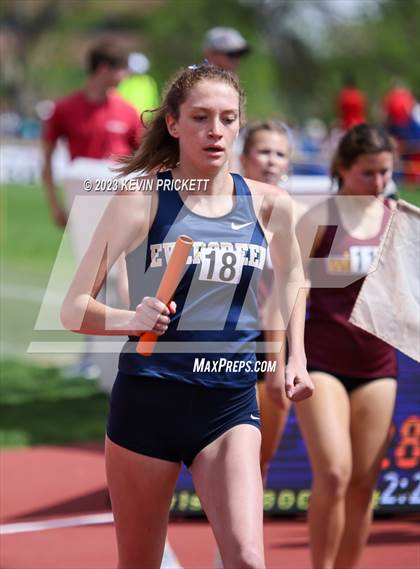 Thumbnail 2 in CHSAA Track and Field 4A Championships (Girls 4x800m Relay) photogallery.
