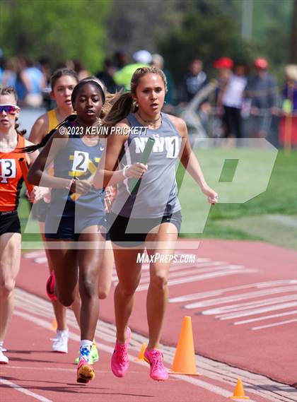 Thumbnail 3 in CHSAA Track and Field 4A Championships (Girls 4x800m Relay) photogallery.