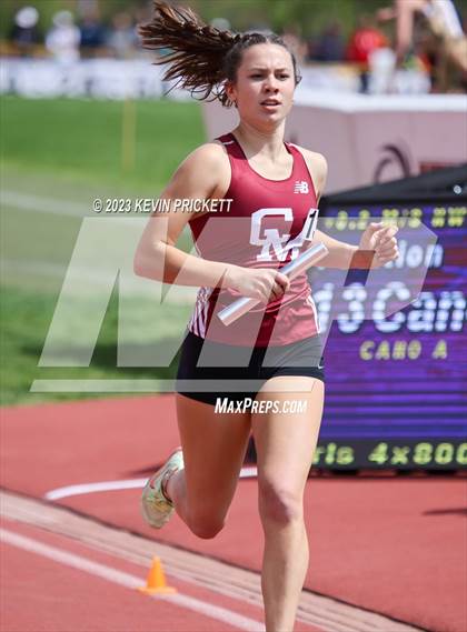 Thumbnail 1 in CHSAA Track and Field 4A Championships (Girls 4x800m Relay) photogallery.